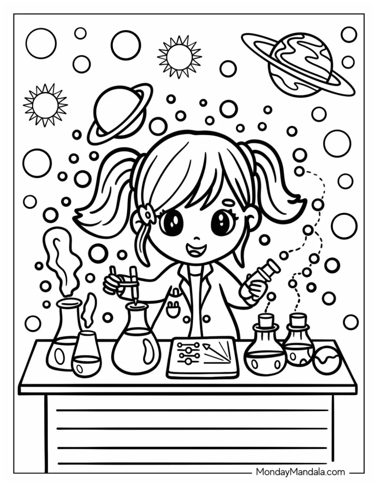 Laboratory coloring pages [2025]