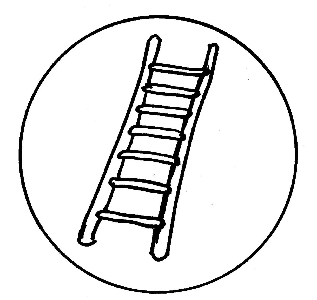 Ladder coloring coloring pages