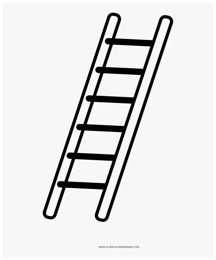 Ladder coloring pages printable