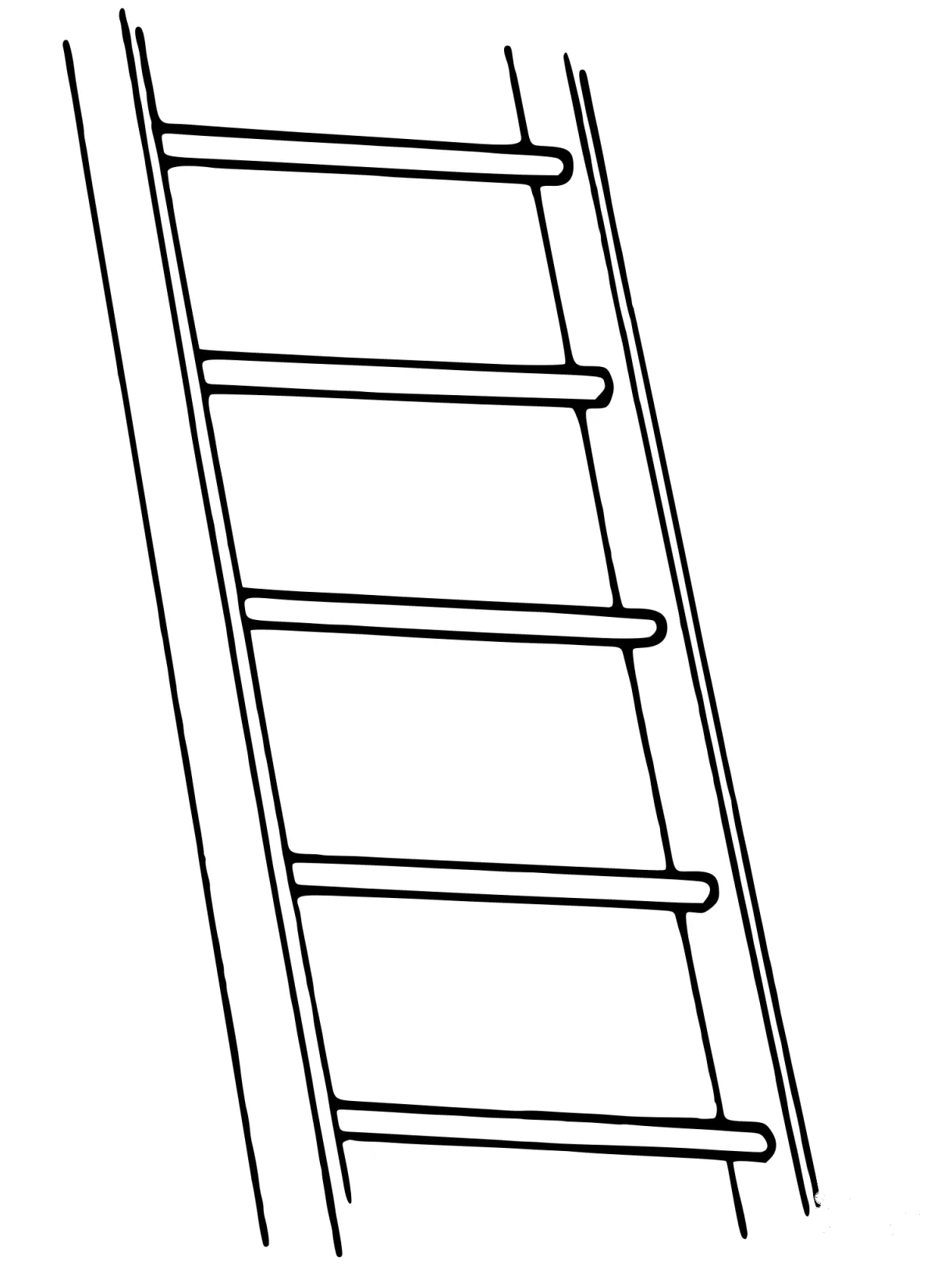 Ladder coloring page colouringpages
