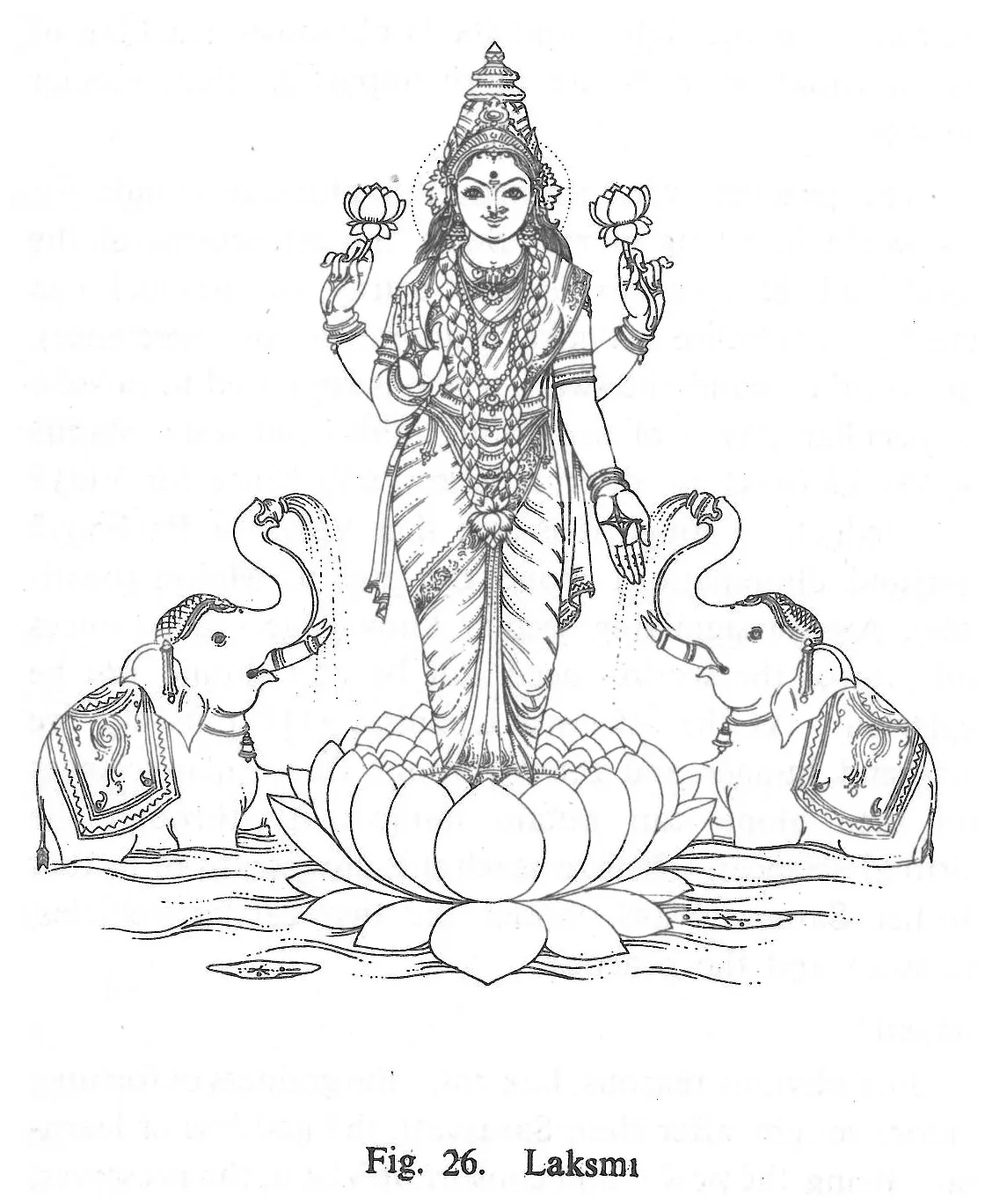 Lakshmi Coloring Coloring Pages