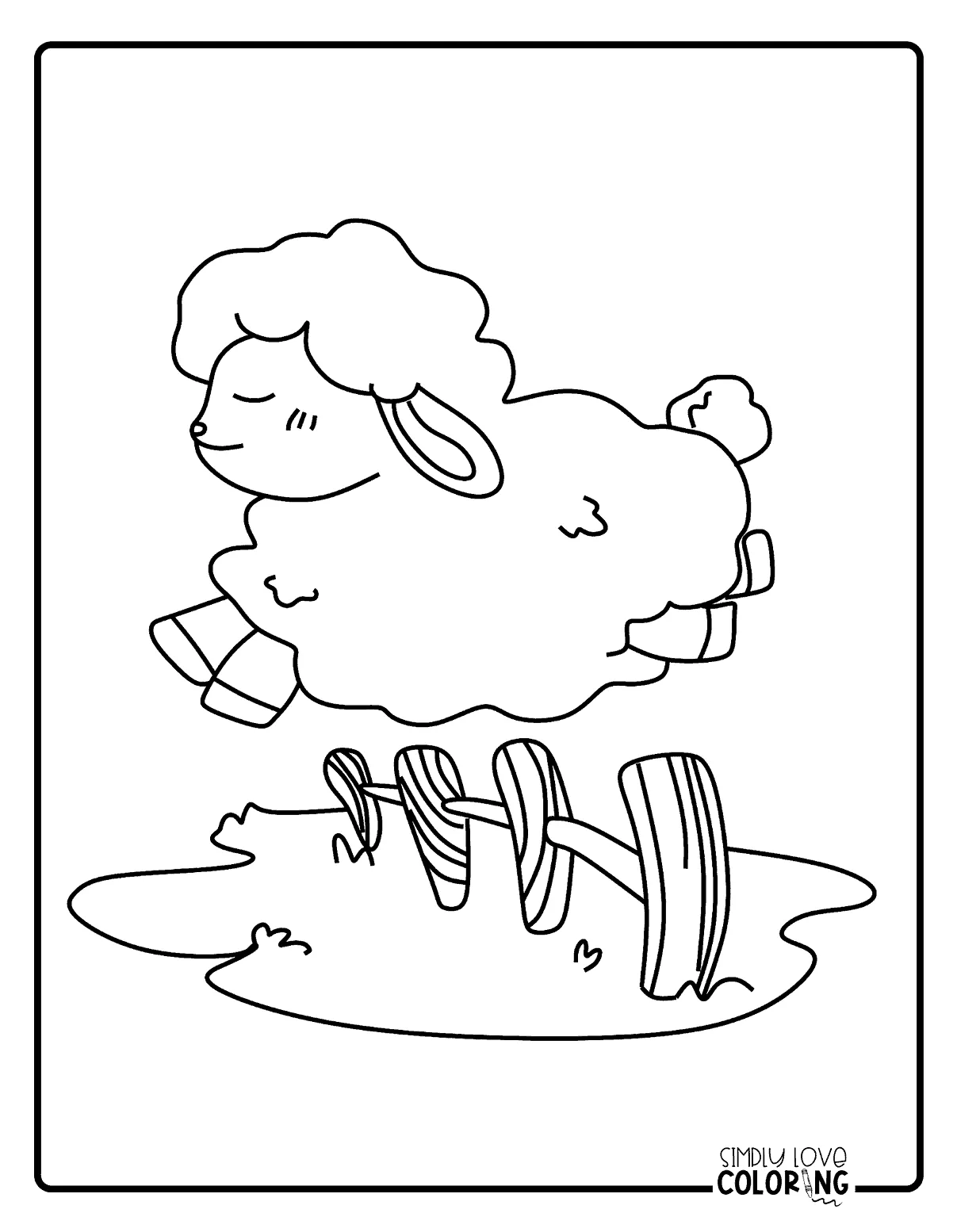 Lamb coloring pages free pdf printables simply love coloring