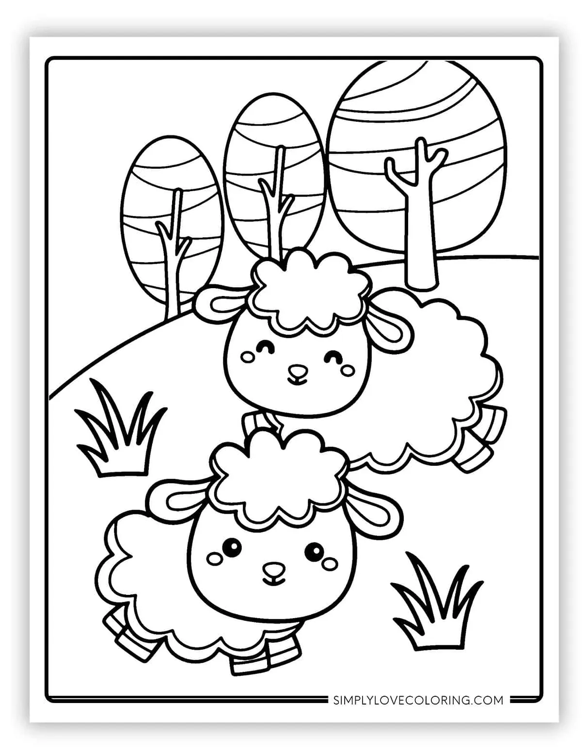 42 lamb coloring pages free pdf printables simply love coloring