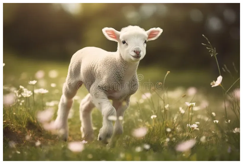 Lamb frolicking stock illustrations 29 lamb frolicking stock