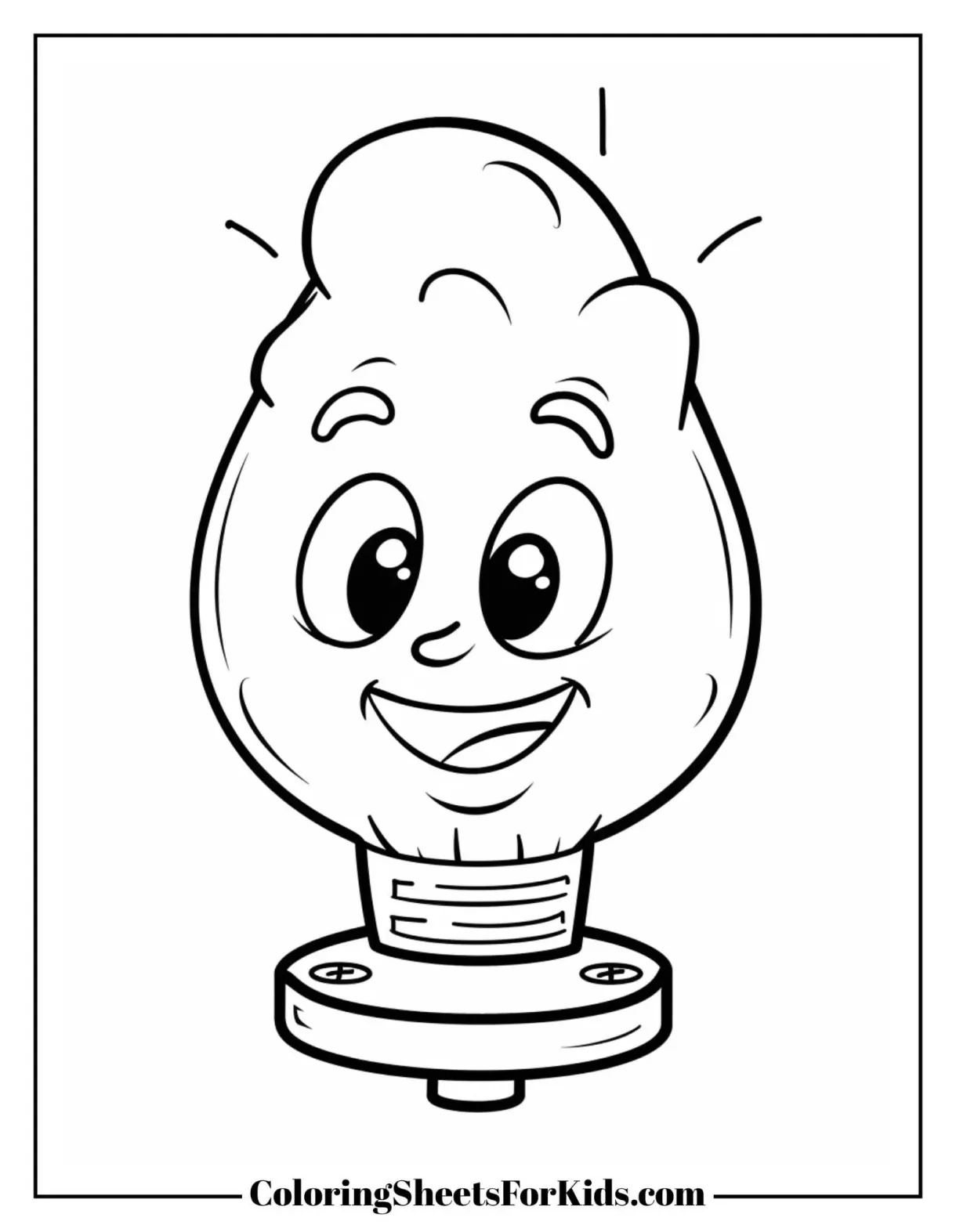 Lamp Coloring Pages (Free PDF Printable) - Coloring Sheets For Kids