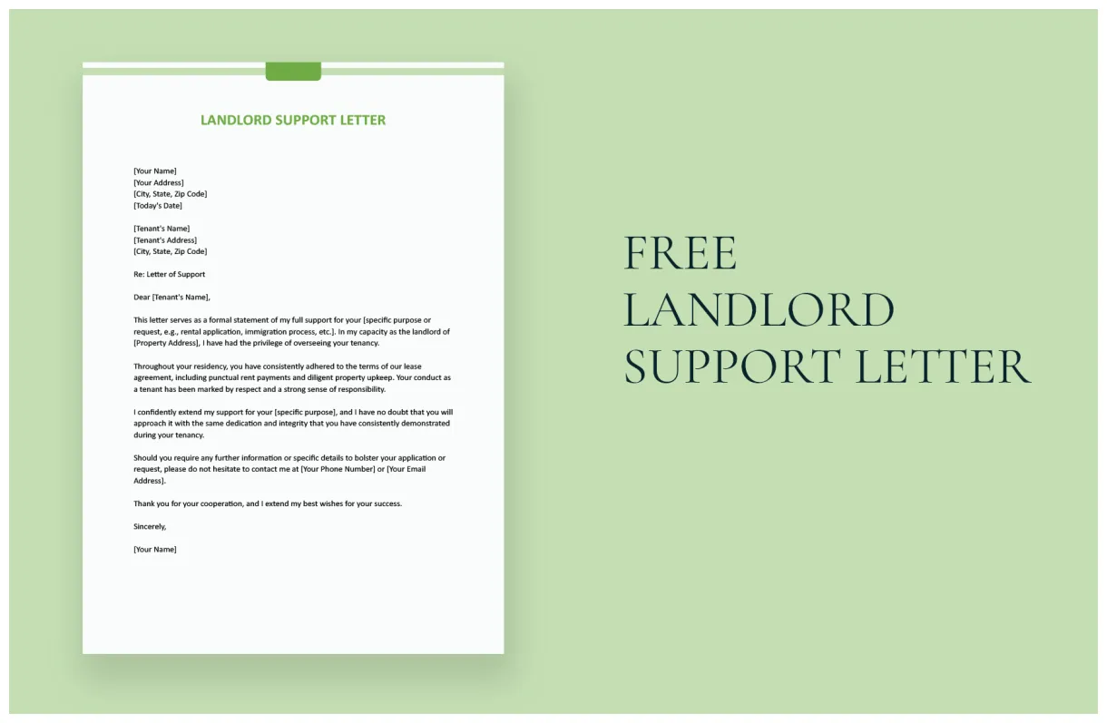 Landlord Introduction Letter in Word, Google Docs - Download | Template.net