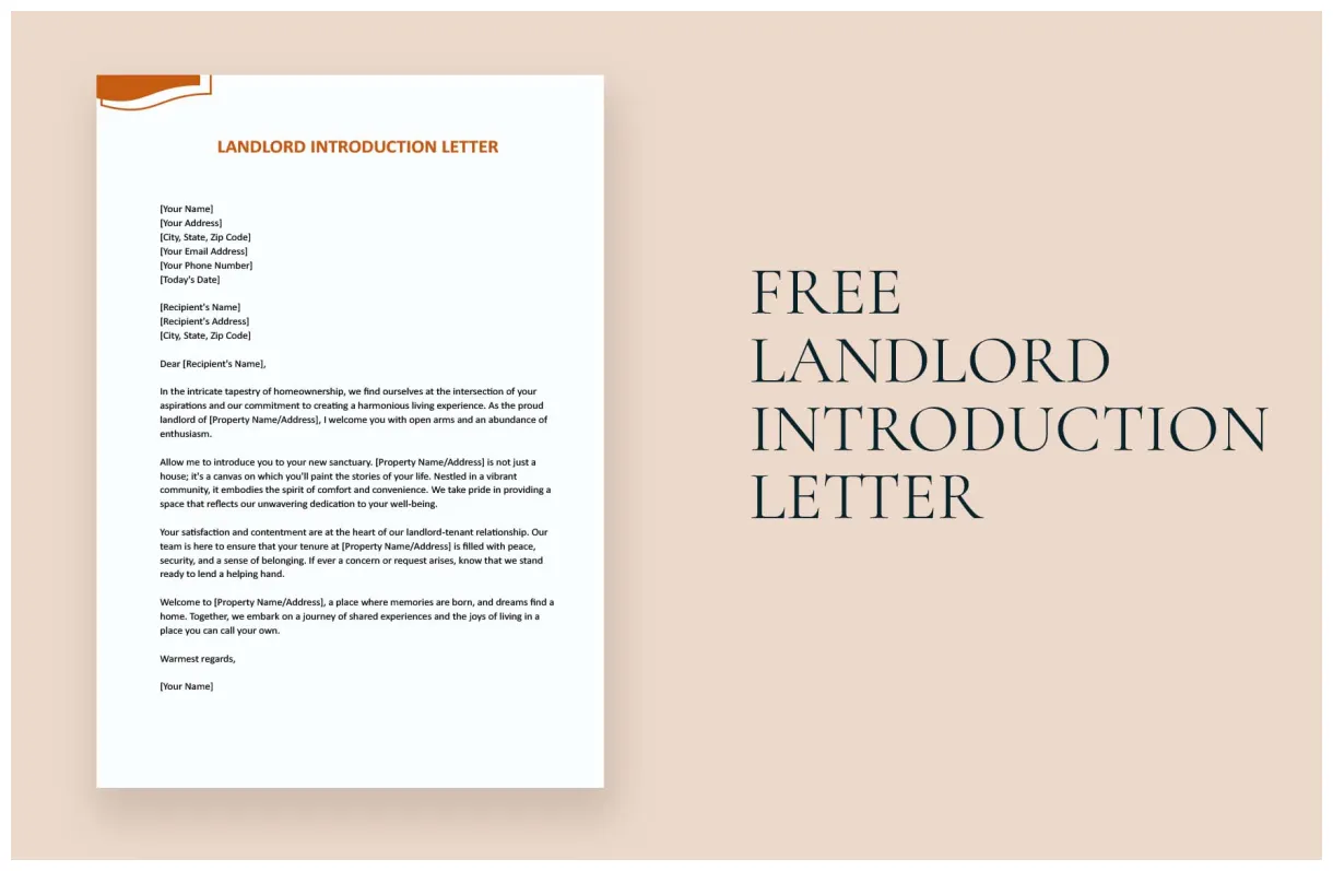 Landlord Inspection Notice Letter in Word, Google Docs - Download