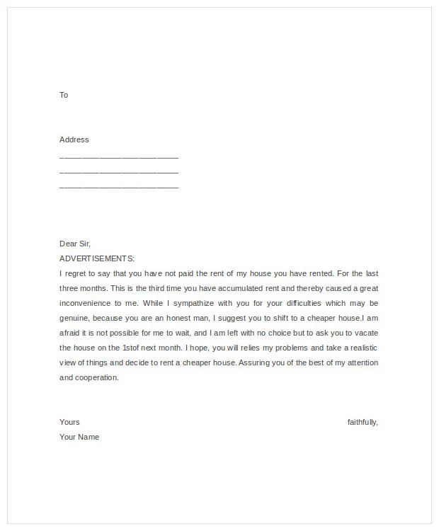 Sample hardship letter to a landlord for delinquent rent hairstylelist