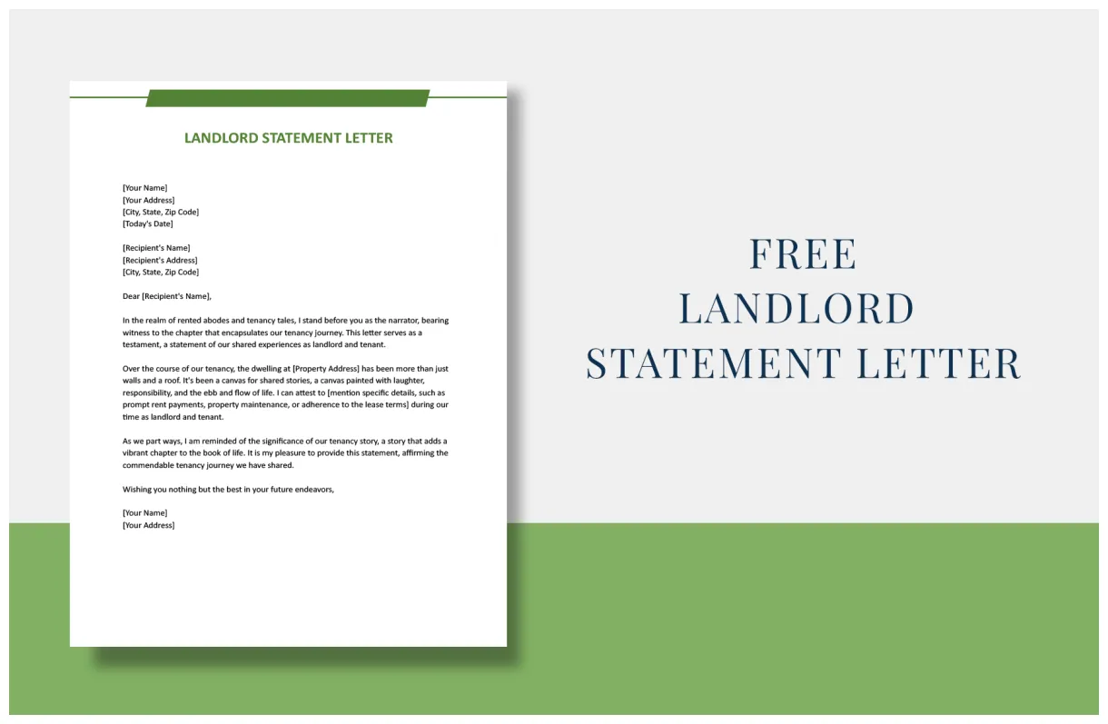 Landlord Introduction Letter in Word, Google Docs - Download | Template.net