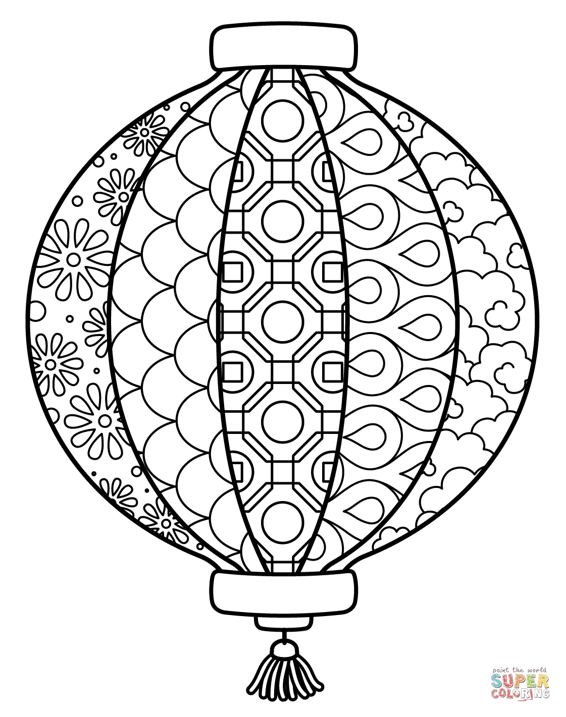 Japanese coloring pages