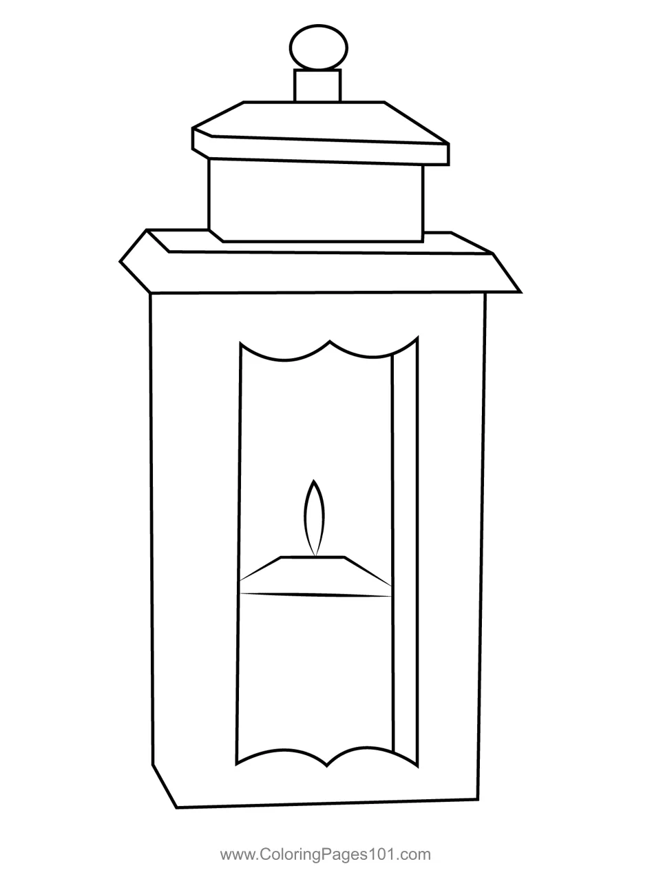 For kids free lanterns printable coloring pages