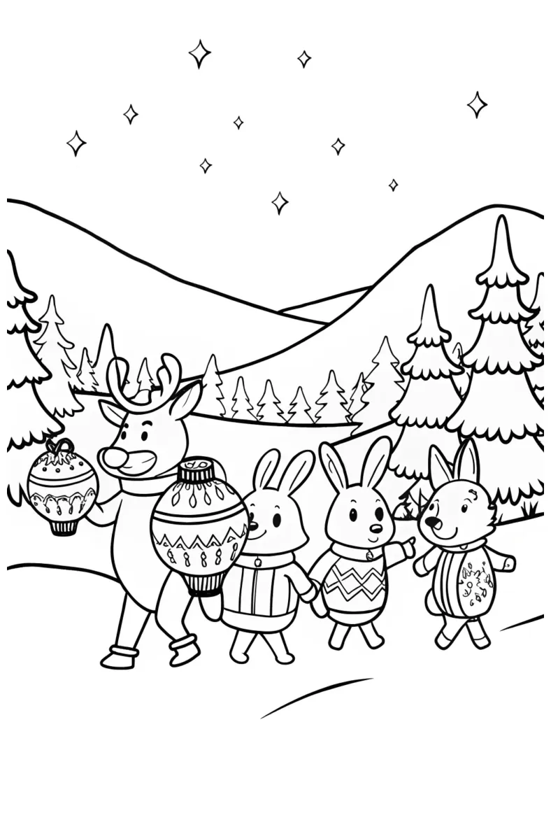 Woodland animals free & printable