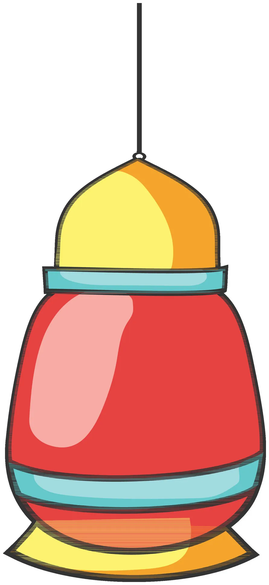 Hanging lantern on white . 24861651 vector art at vecteezy