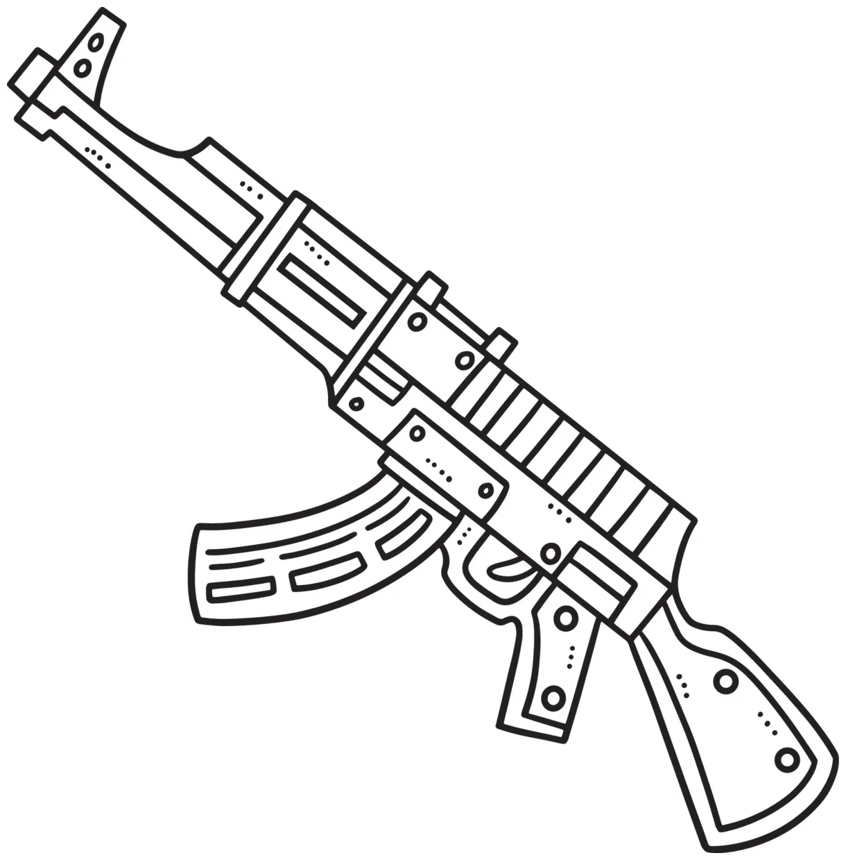 Minecraft gun coloring pages coloring pages