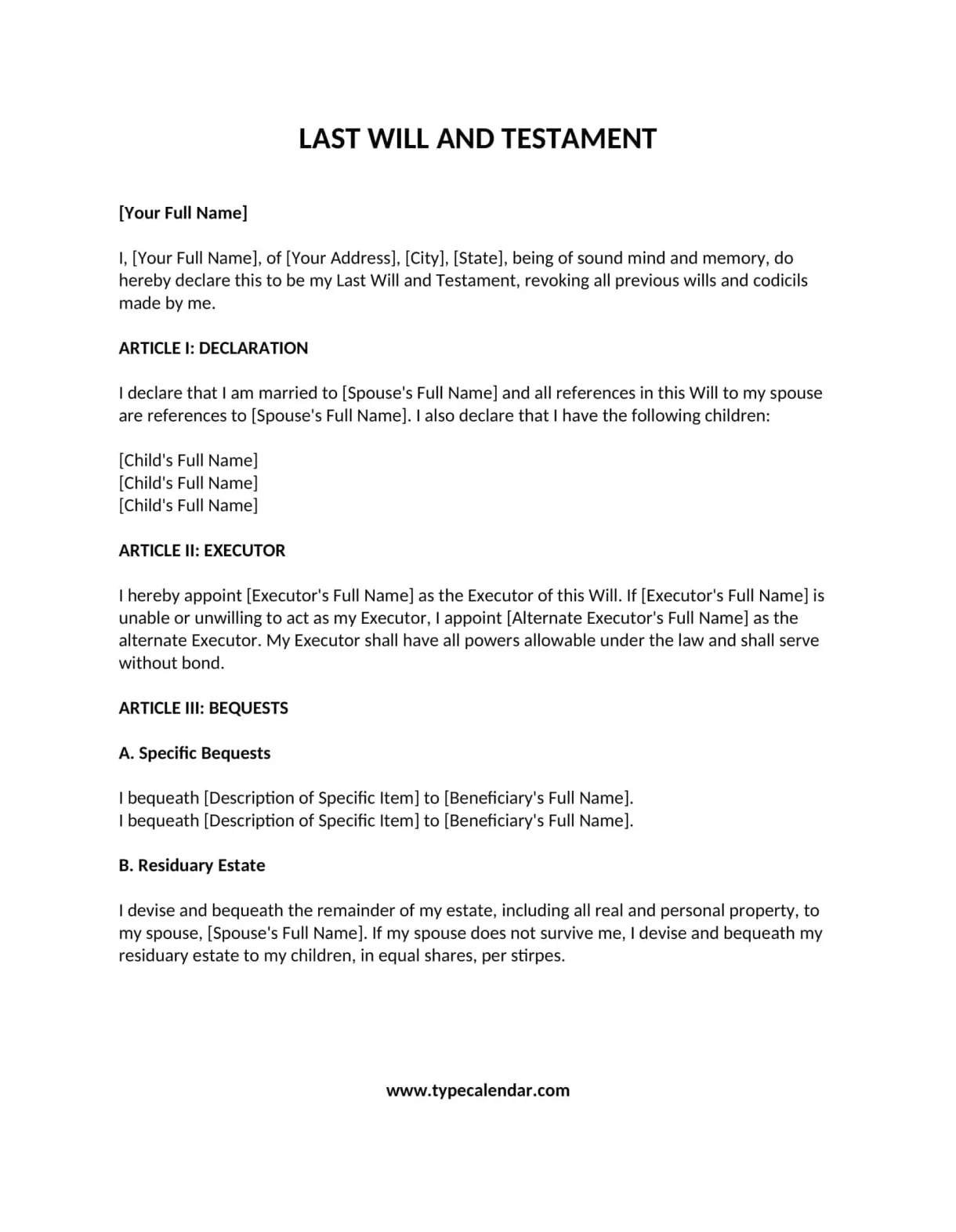 Free printable templates [pdf, word]