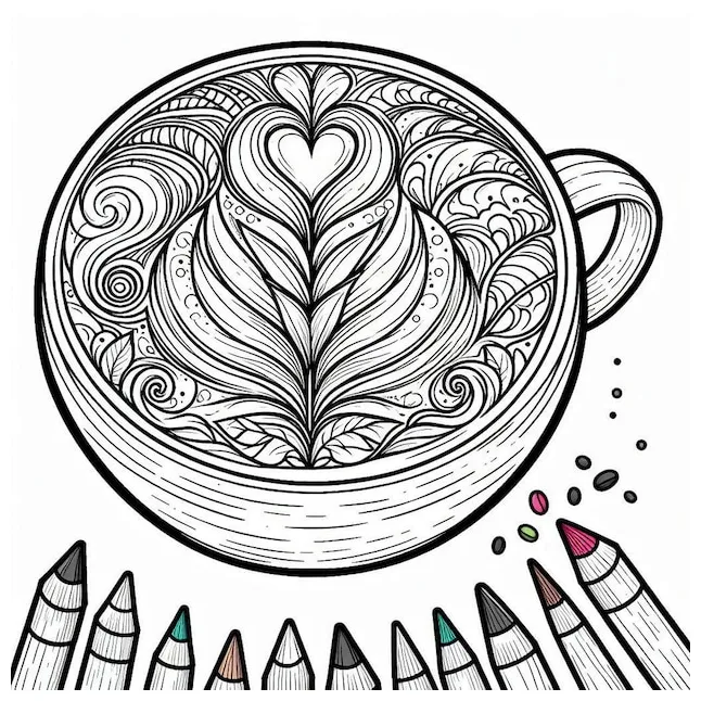 Premium ai-generated vector printable coloring page