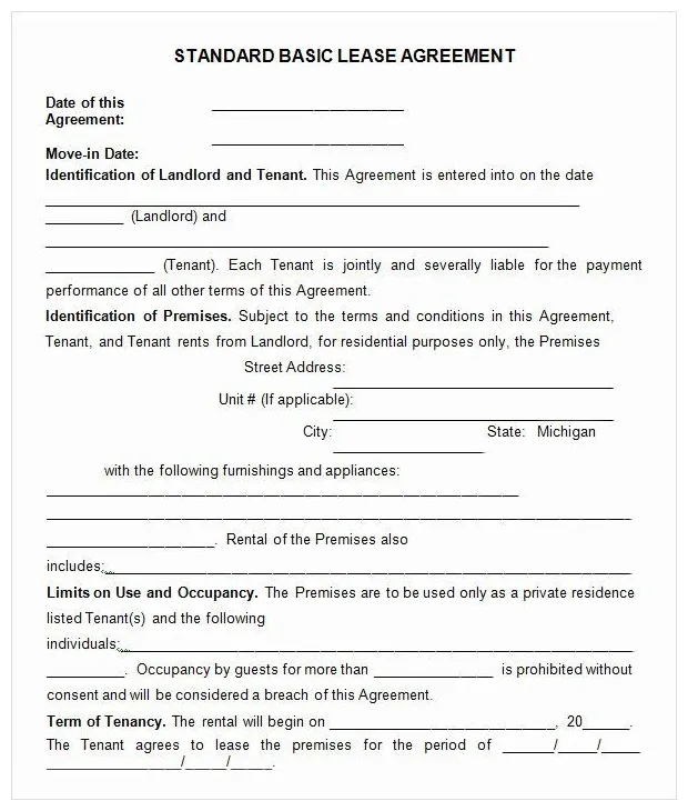Simple lease agreement pdf beautiful free 7 useful sample leasing
