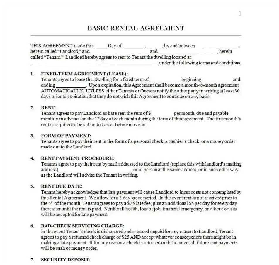 17+ best lease agreement templates [word, pdf] word excel templates printable coloring page