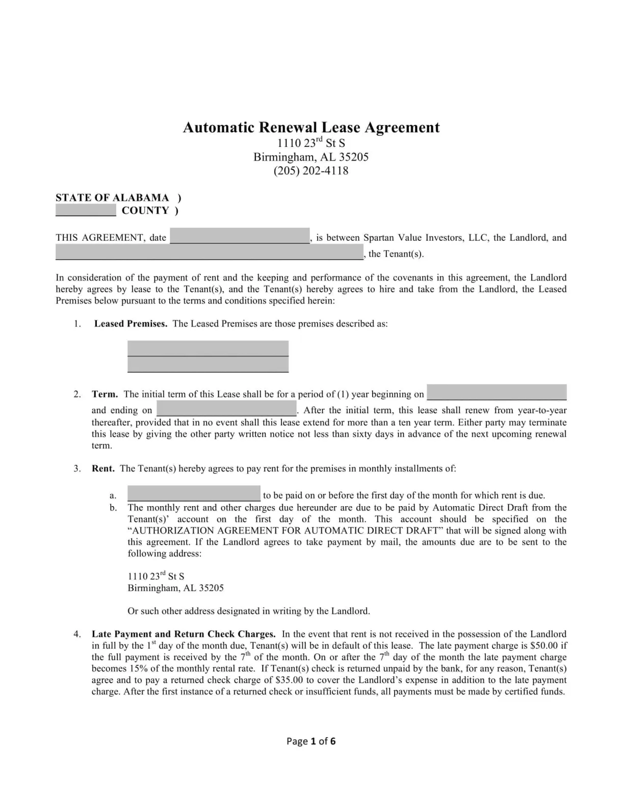 Free Printable Lease Renewal Letter Templates [Word, PDF] Sample Landlord