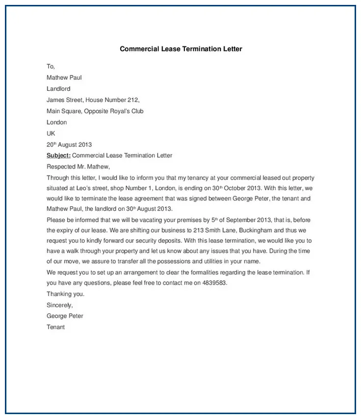 Template with sample