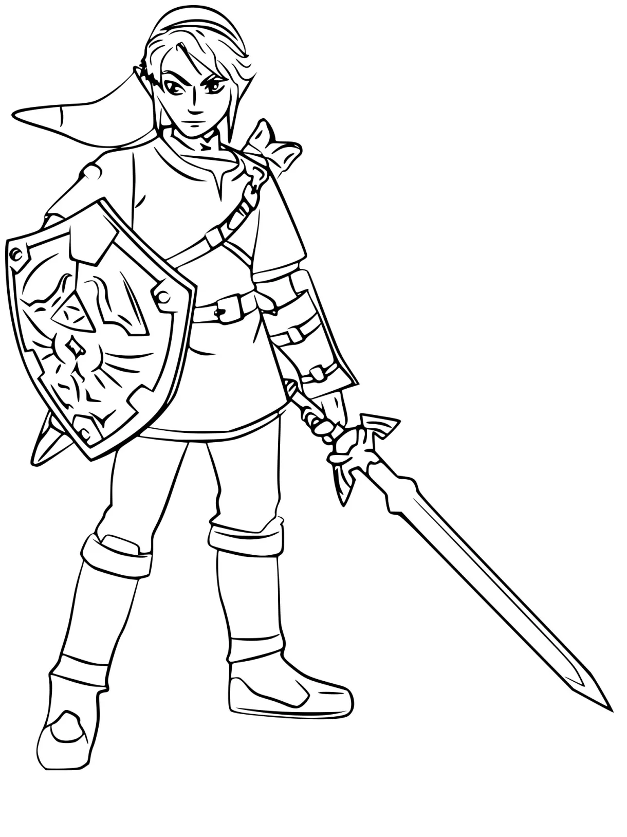 Legend Of Zelda Coloring Pages at GetColorings.com | Free printable