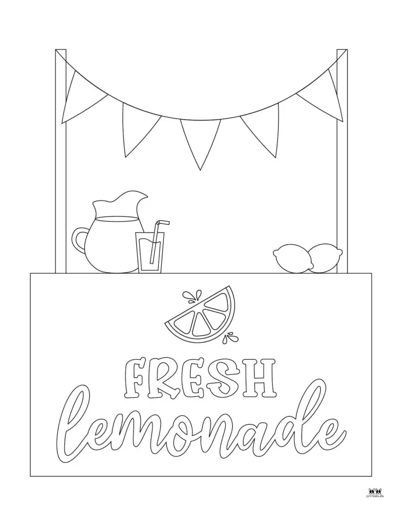 Coloring Pages Lemonade Stand [2025]