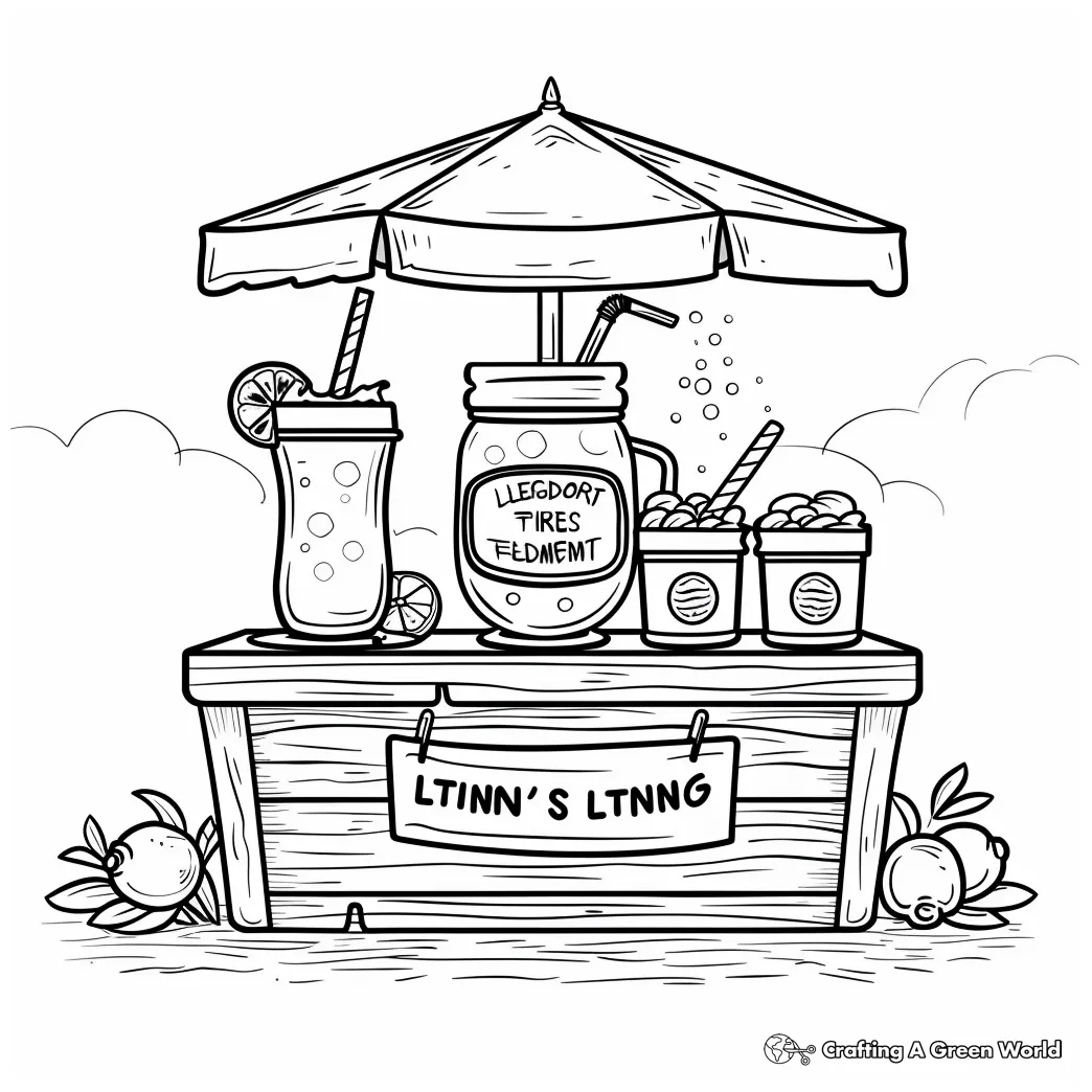 Coloring Pages Lemonade Stand [2025]