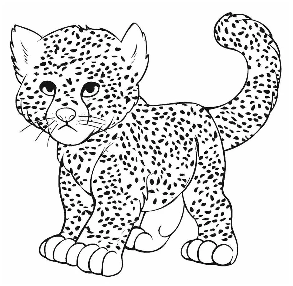 Clouded at getcolorings free printable