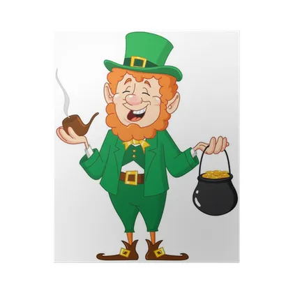 Poster leprechaun pixers.fr