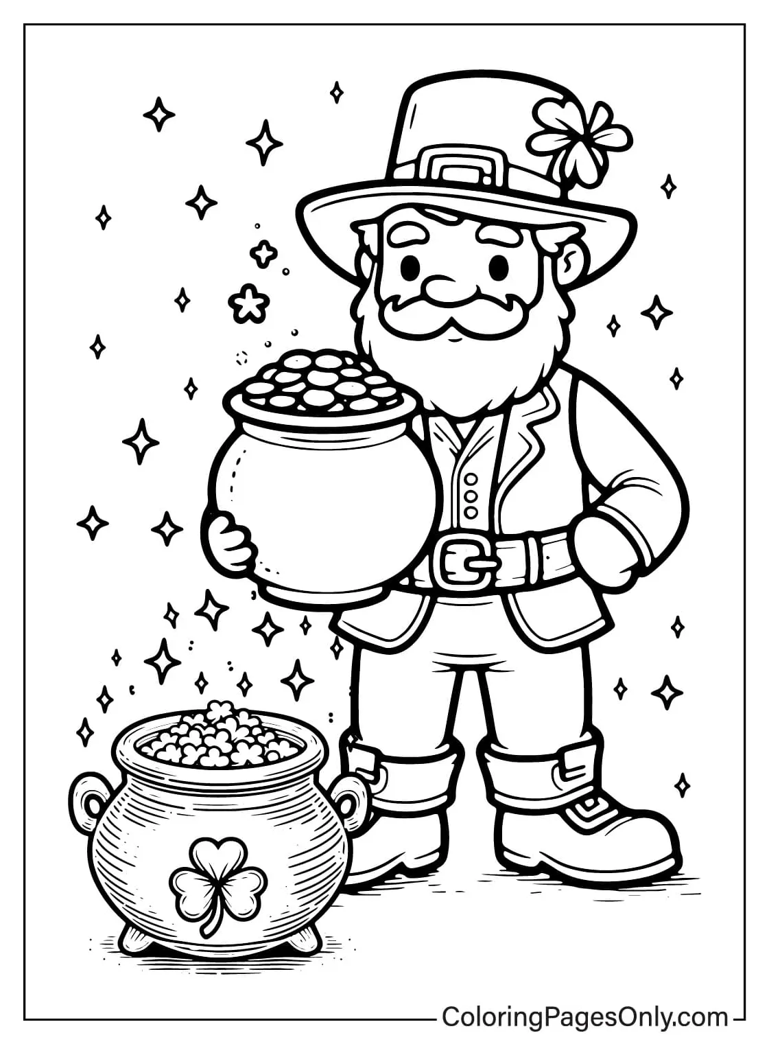 40+ leprechaun coloring pages free printable pdf & online coloring