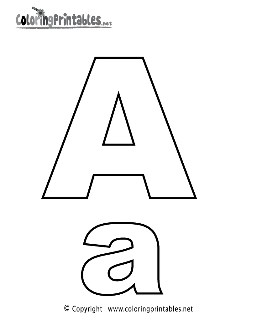 Free printable alphabet