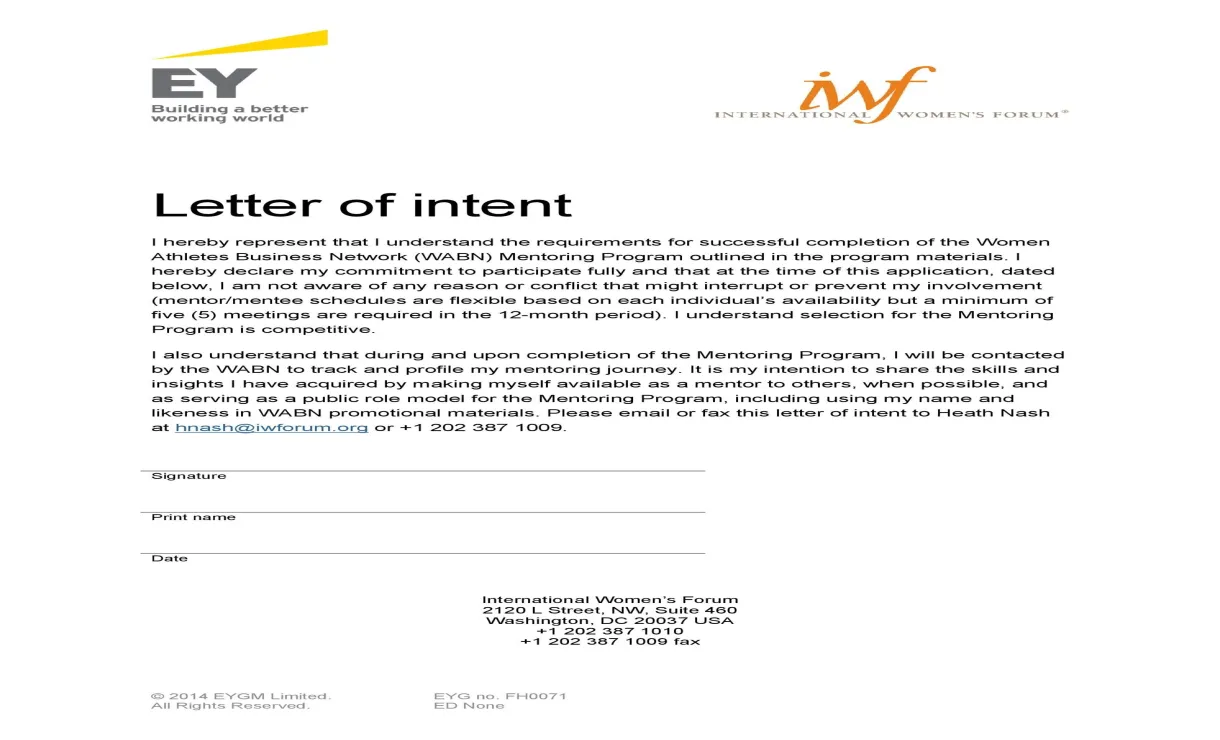 40+ letter of intent templates & samples [for job, school, business]