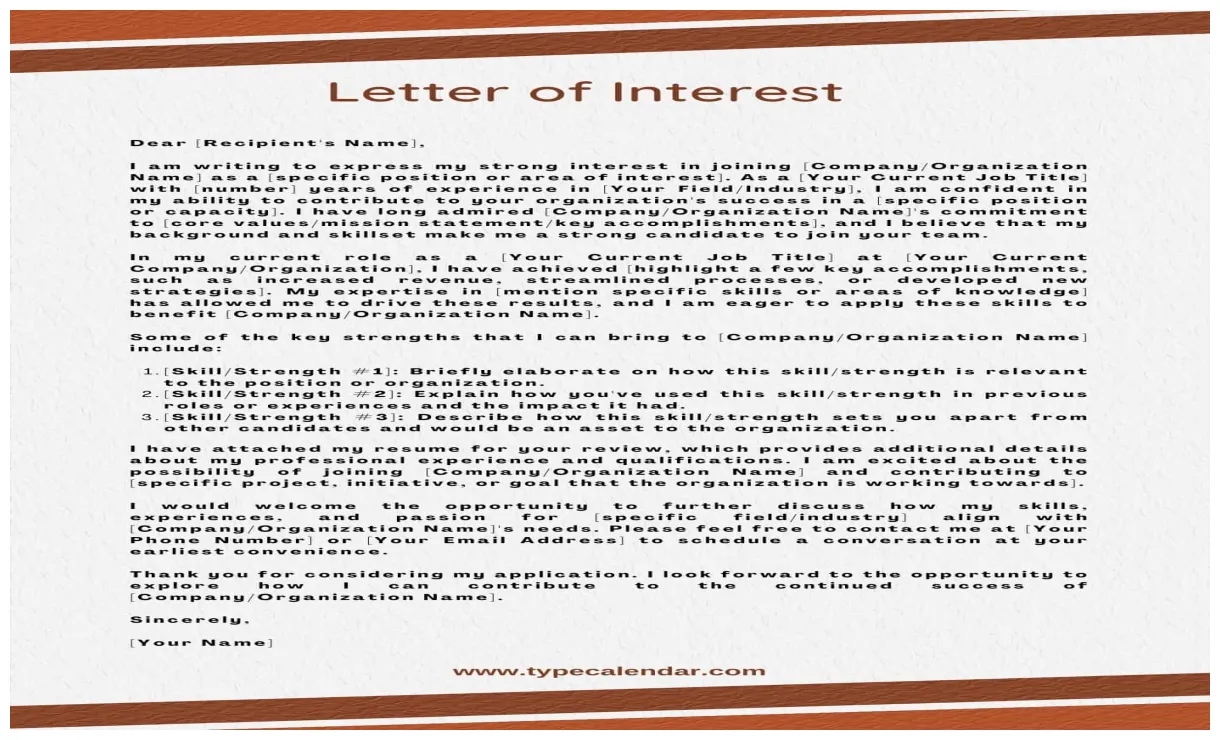 Free printable templates [word, pdf] sample