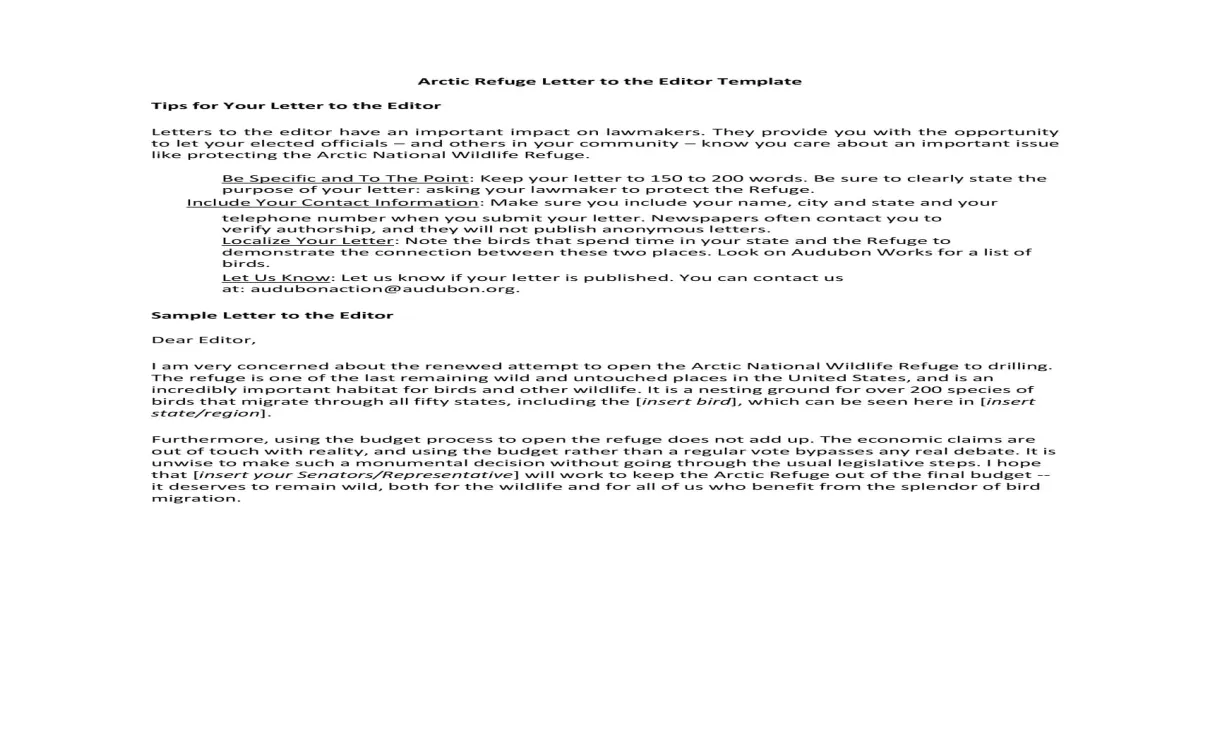 Free printable letter to the editor templates [pdf, word]