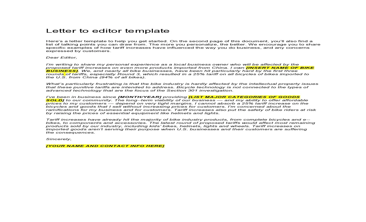 30 professional letter to the editor templates templatearchive