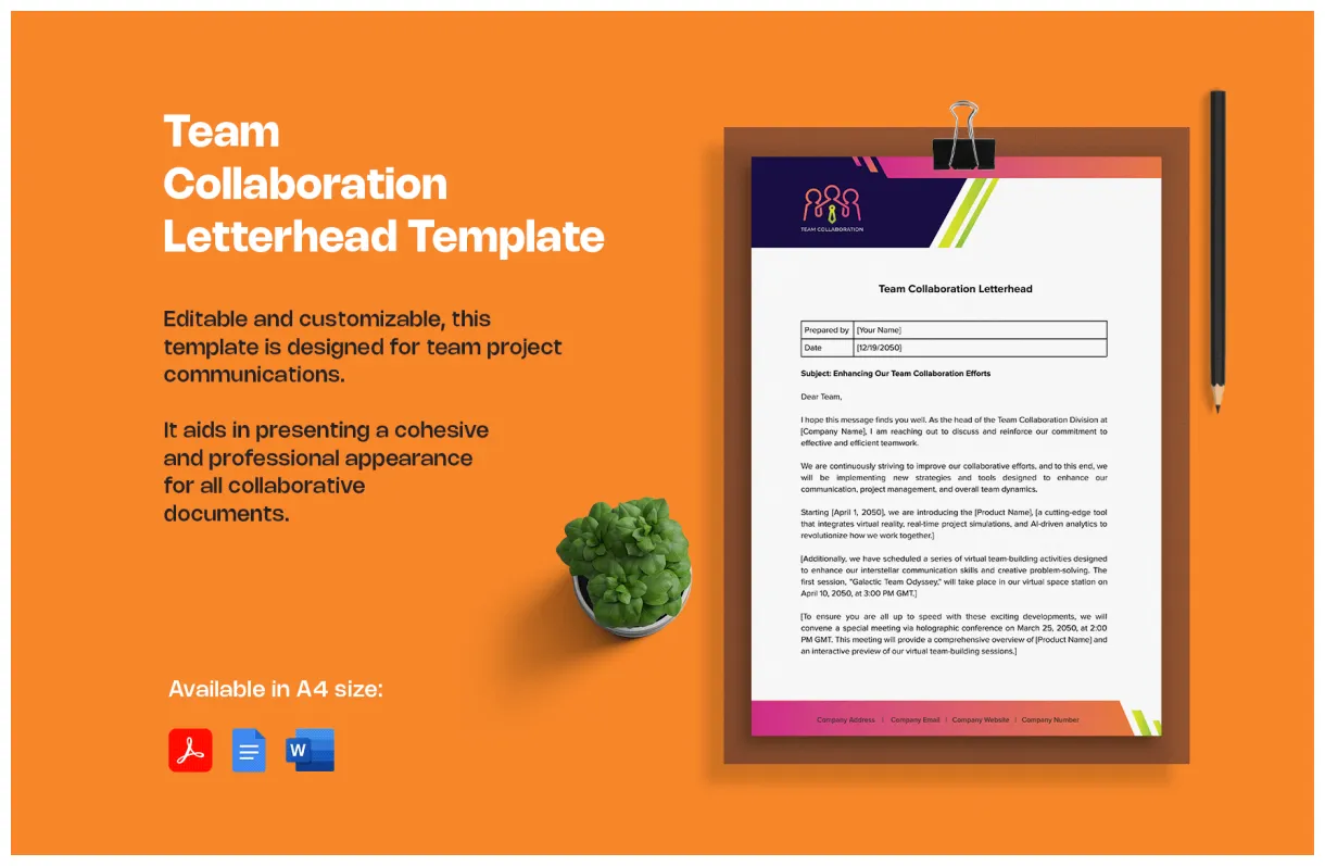Red in word, google docs download template