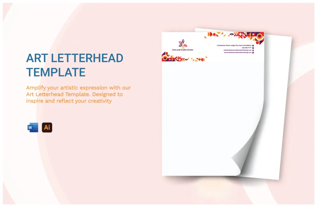 Red in word, google docs download template