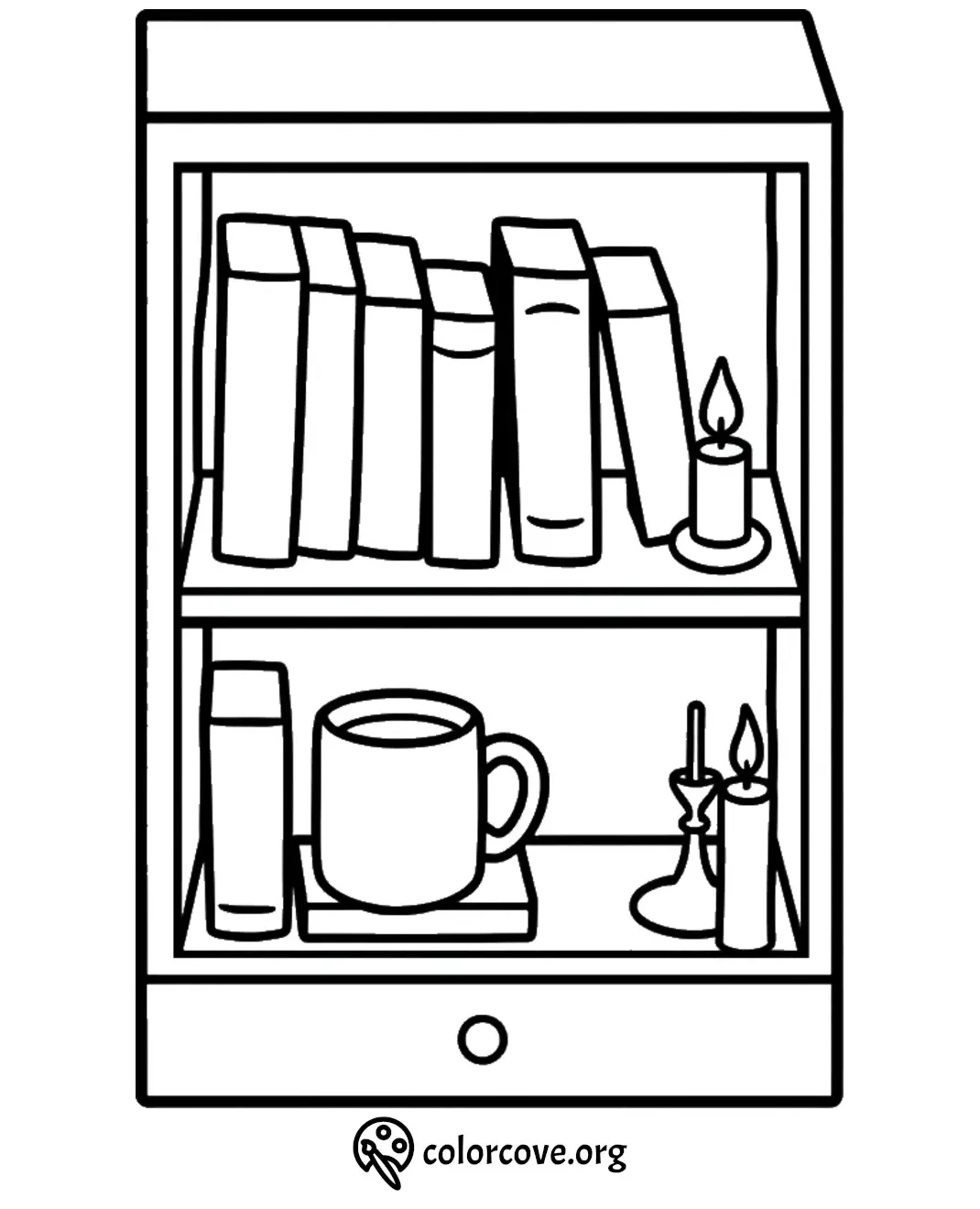 38 bookshelf coloring pages the color cove