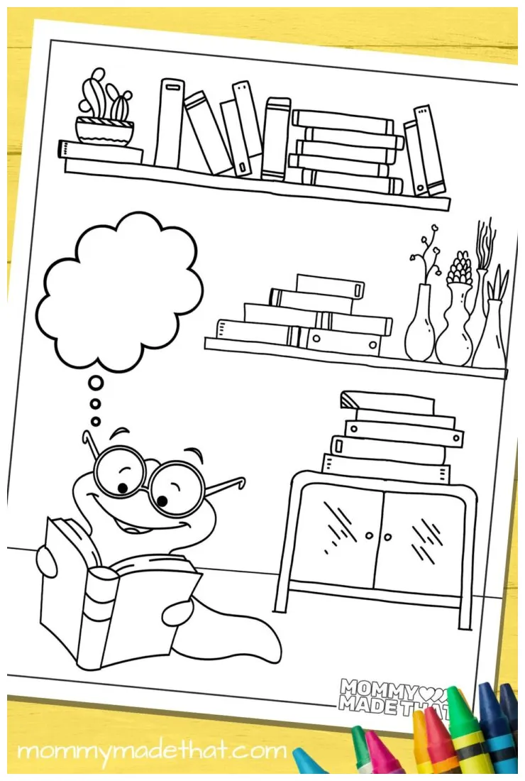 S free coloring sheets that encourage reading!