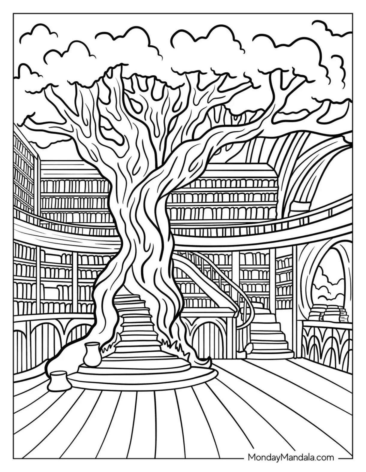 Printable coloring pages library free [2025]