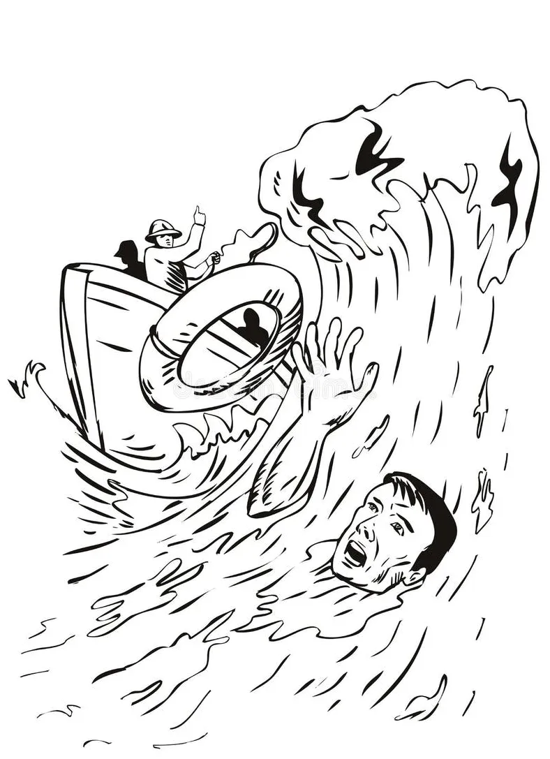 Lifeboat vintage stock illustrations 123 lifeboat vintage stock