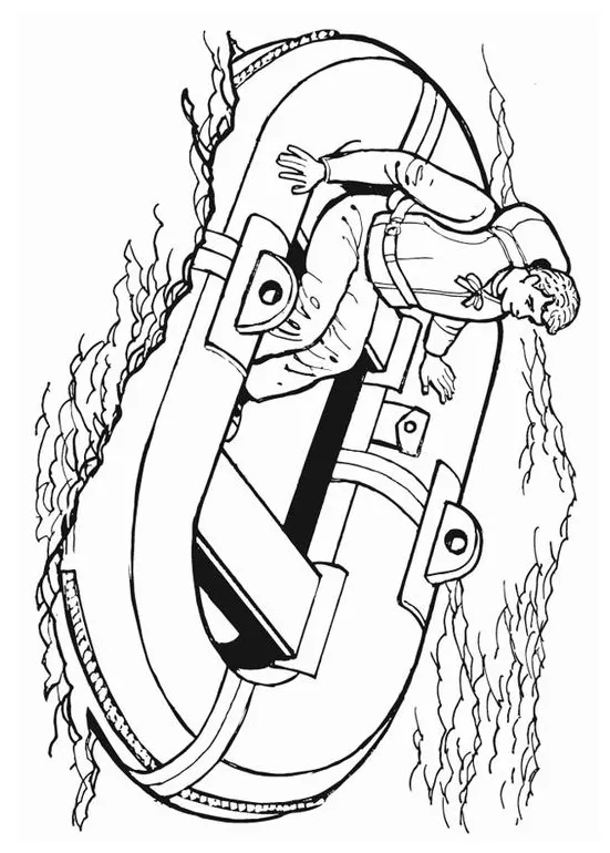 Coloring page lifeboat free printables img 13221