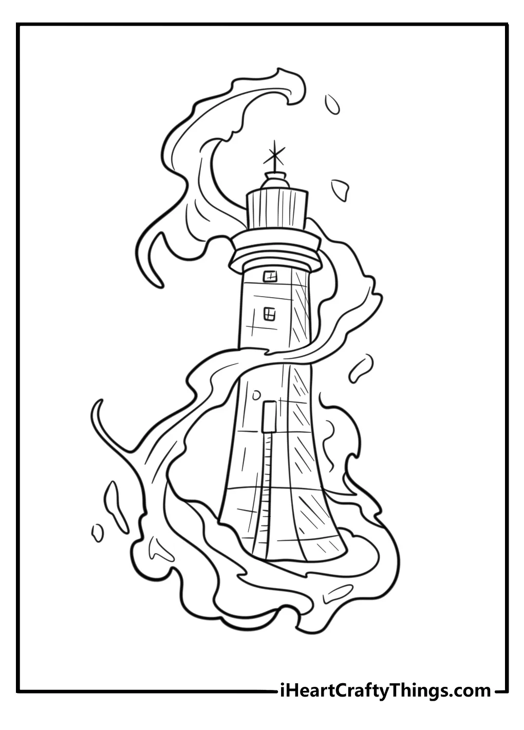 Lighthouse coloring