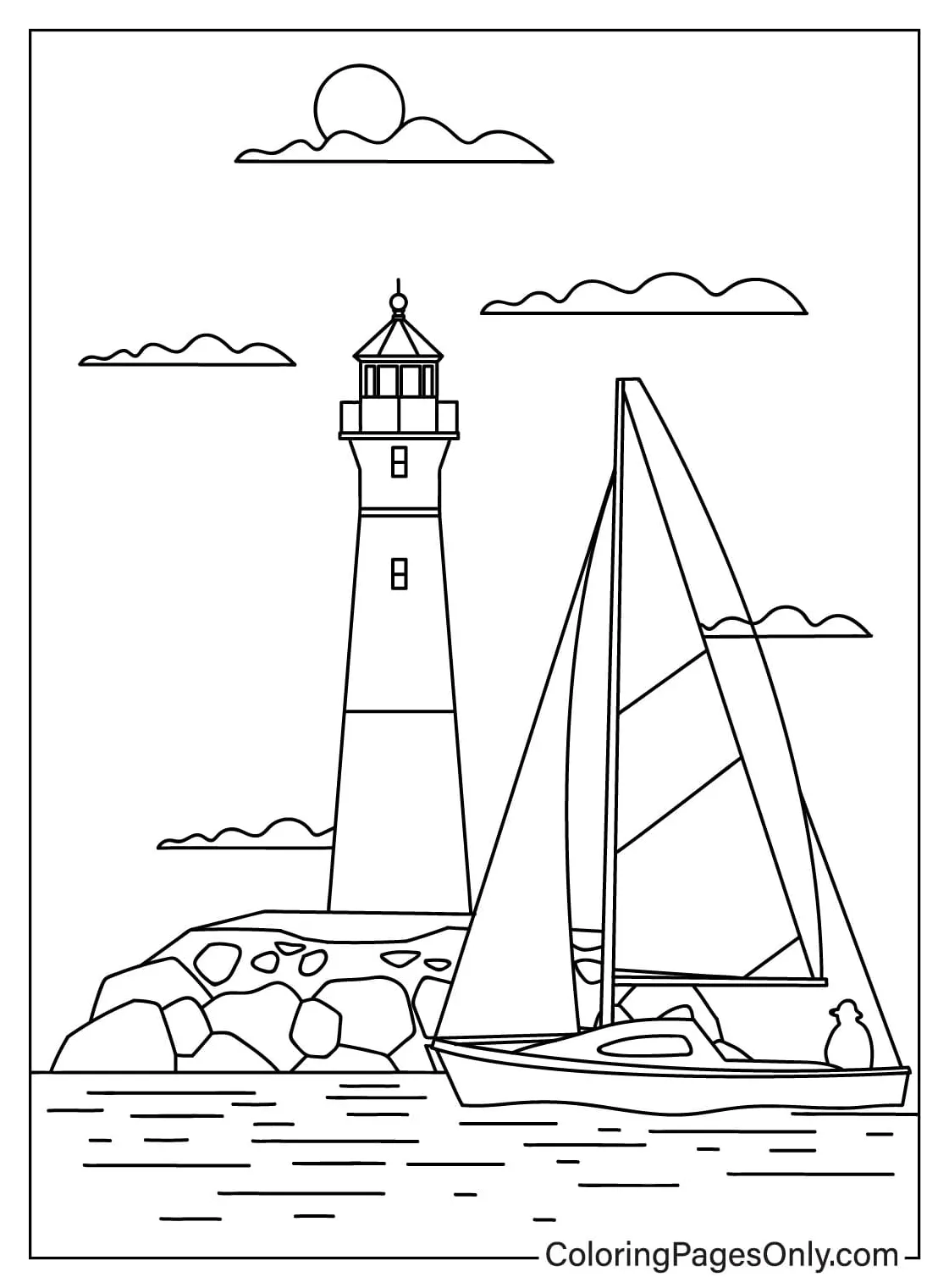 20+ Lighthouse Coloring Pages - Free Printable PDF & Online Coloring