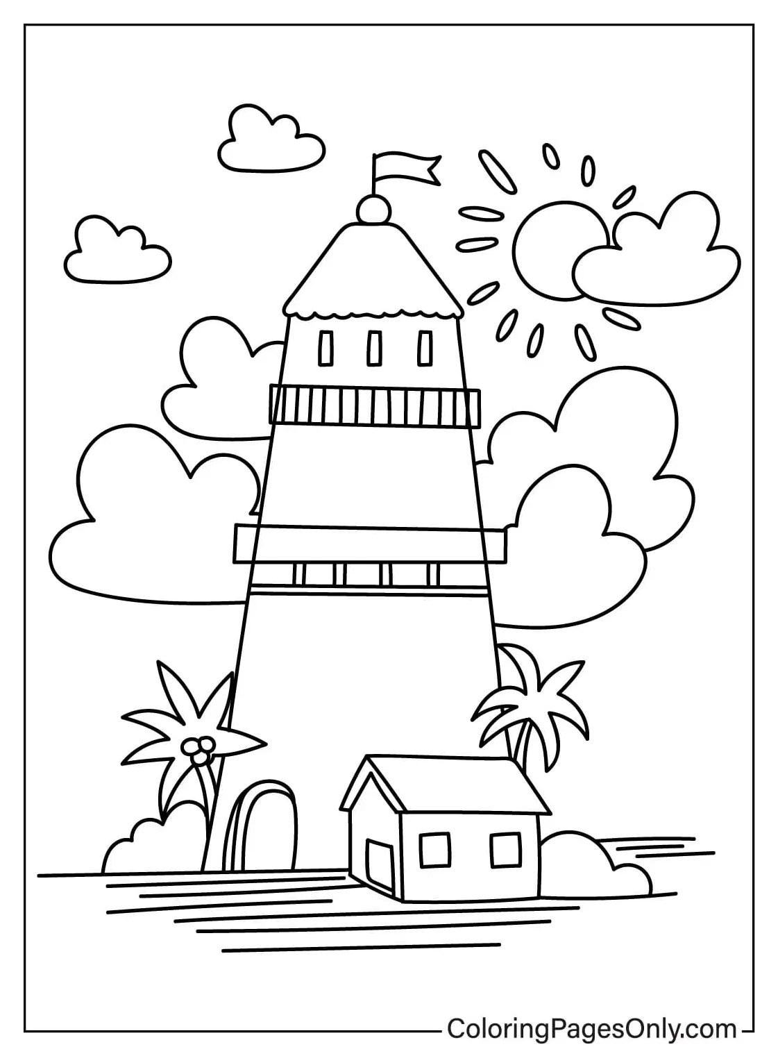 20+ Lighthouse Coloring Pages - Free Printable PDF & Online Coloring