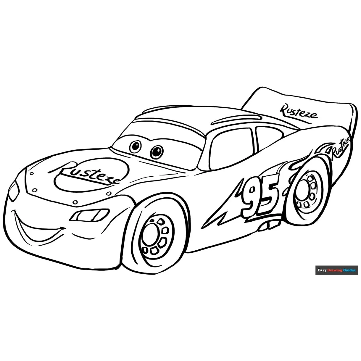 Lightning McQueen | Free kids coloring pages, Cars coloring pages