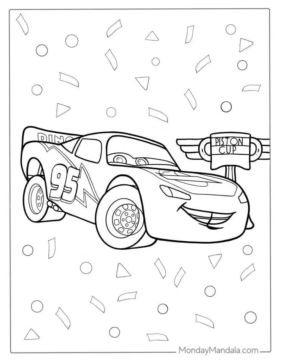 Lightning Mcqueen Coloring Pages