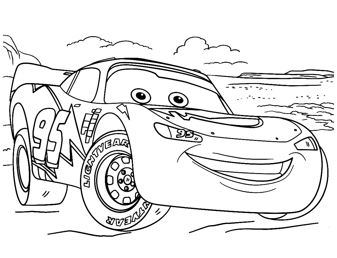 55 lightning mcqueen coloring pages coloringpagesonly