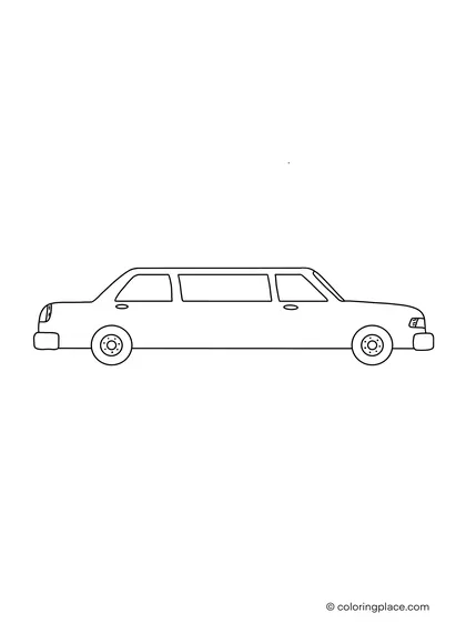 Limousine coloring place