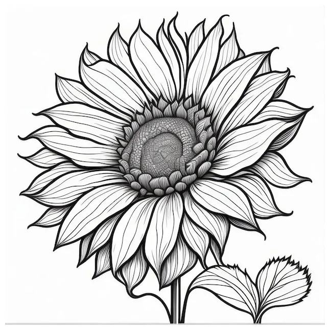 Premium ai coloring page line art